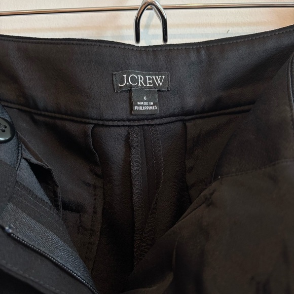 J. Crew Black High Rise Pleated Crepe Shorts 6 Office Classic Preppy Academia - Picture 7 of 7